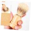 CTIRCHIU 2pcs Wood Handle Shaving Brush Premium Bristles for Rich Father Day for Mens Grooming and Beard Care Travel Friendly Shave Accessory view 4