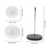 Beaupretty Stylish Mannequin Head Stand for Wigs Elegant Foam Display Holder for Hairpieces Portable Compact Design for Dolls Cosmetology Travel Use Hair Styling Support view 2