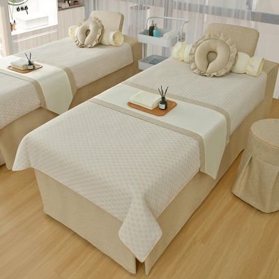 Camel,70x180cm/27.5x70.8in,Fleece Massage Table Cover with Face Hole,Elastic Washable Massage Bed Sheets Large Beauty Massage Couch Cover Suitable for Salons SPA and Therapists