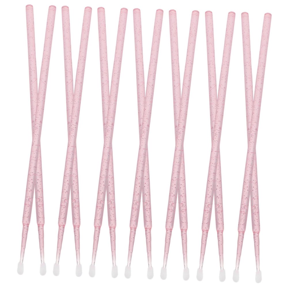 Ipetboom 100pcs Cotton Eyelash Swabs Micro Applicator Brush Portable Travel Beauty Supplies Box for Eyelash Extensions and Makeup Precision Application