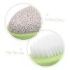 NOLITOY 2pcs Dual Sided Foot Care Tool Handy Exfoliator Pumice Stone Brush for Dead Skin Removal Travel Friendly Foot Scrubber with Hanging for Shower Use view 3