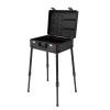 Barber Case, Portable Barber Mobile Station With Stand Legs And Lock,Height-Adjustable (18.11-31.5 In),Large Capacity Professional Mobile Barber Toolbox For Barbershops, Barber Stores, Etc.(Black) view 3