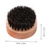 Beaupretty Wooden Handle Bristle Beard Brush Professional Beard Styling Tool for Men Skin Friendly Grooming Comb Bearded Men for Daily Use view 2