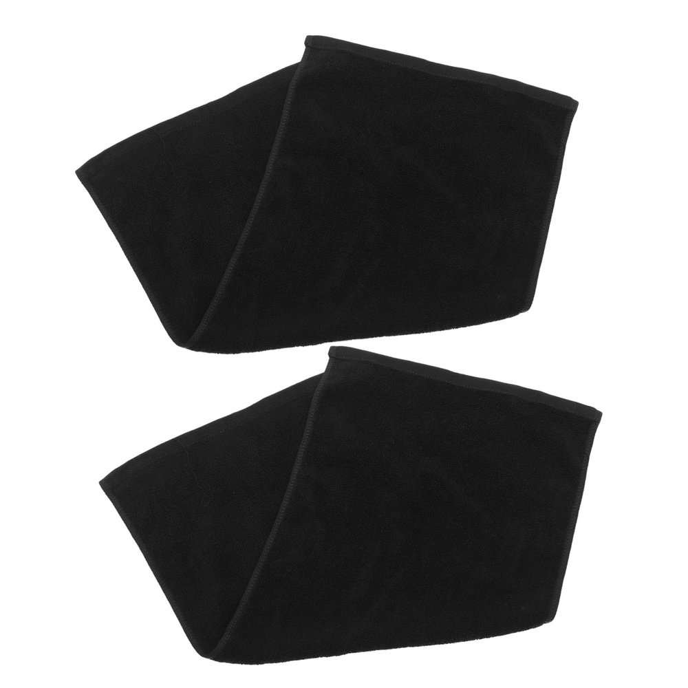 LIFKOME 2-Pack Cotton Face Washcloths for Men Highly Absorbent Bathroom Towels Soft Household Towels for Facial Cleaning and Daily Use