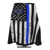 Back The Blue Thin Blue Line Flag American Police Barber Cape with Adjustable Buckle Hair Cutting Salon Cape for Unisex, Perfect for Hairstylists view 4