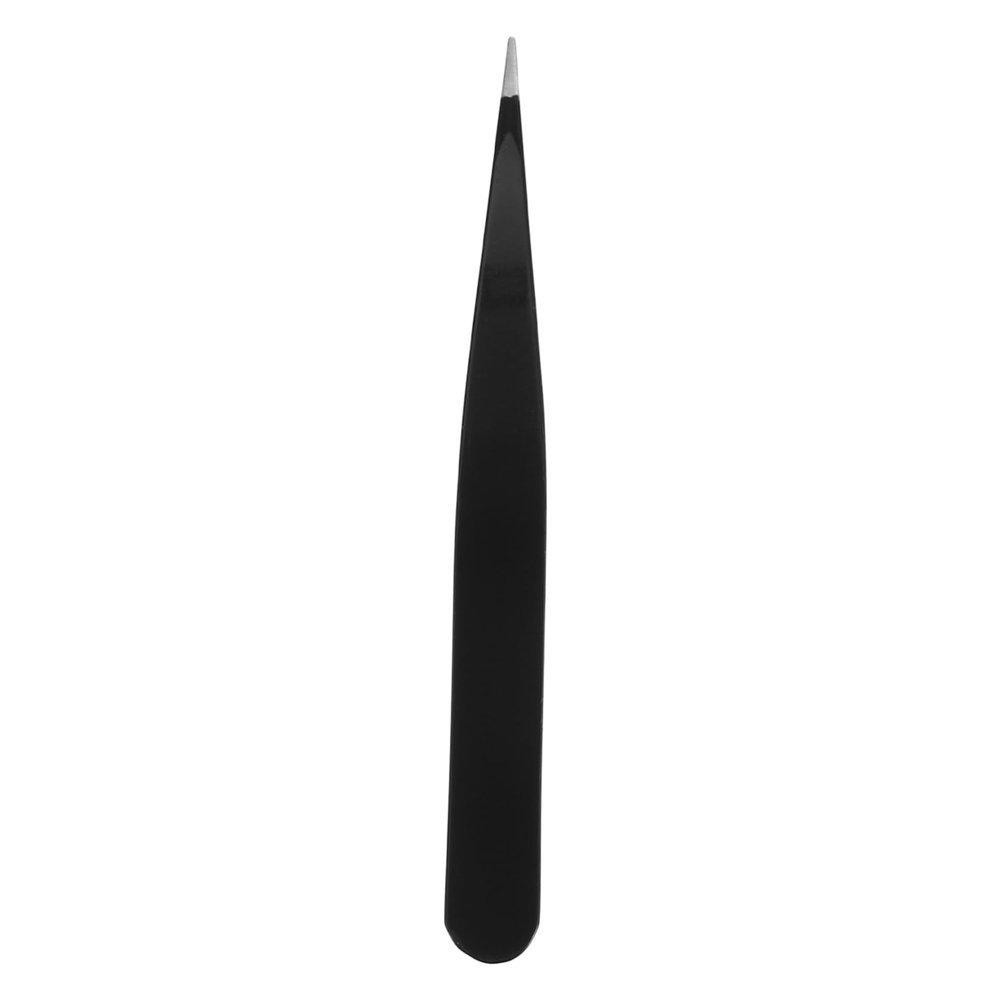 Baluue Stainless Steel Brow Hair Tweezers Precision Pointed Tip for Ingrown Hair Removal Eyelash Extensions Brow Tweezers