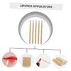 TOVINANNA 50pcs Handle Lip Brush Lipstick Applicators Makeup Tools for Lip Mask Easy to Carry view 2