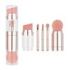 5 In 1 Portable Retractable Makeup Brushes for Eyebrow Lip Eyeshadow Loose Powder Cosmetic Makeup Brush Tool view 3