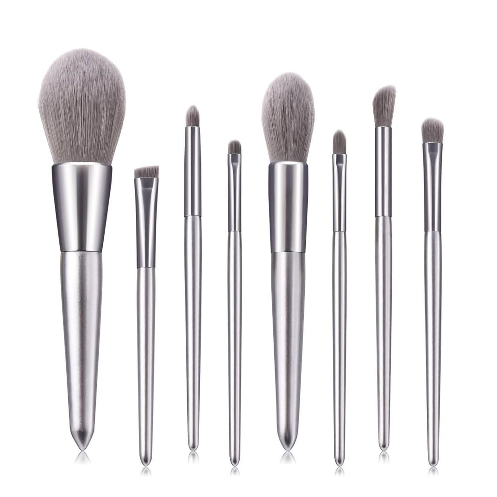 8pcs Face Makeup Brush Set for Professional Use Professional Soft Synthetic Bristles Cosmetic for Elegant Application