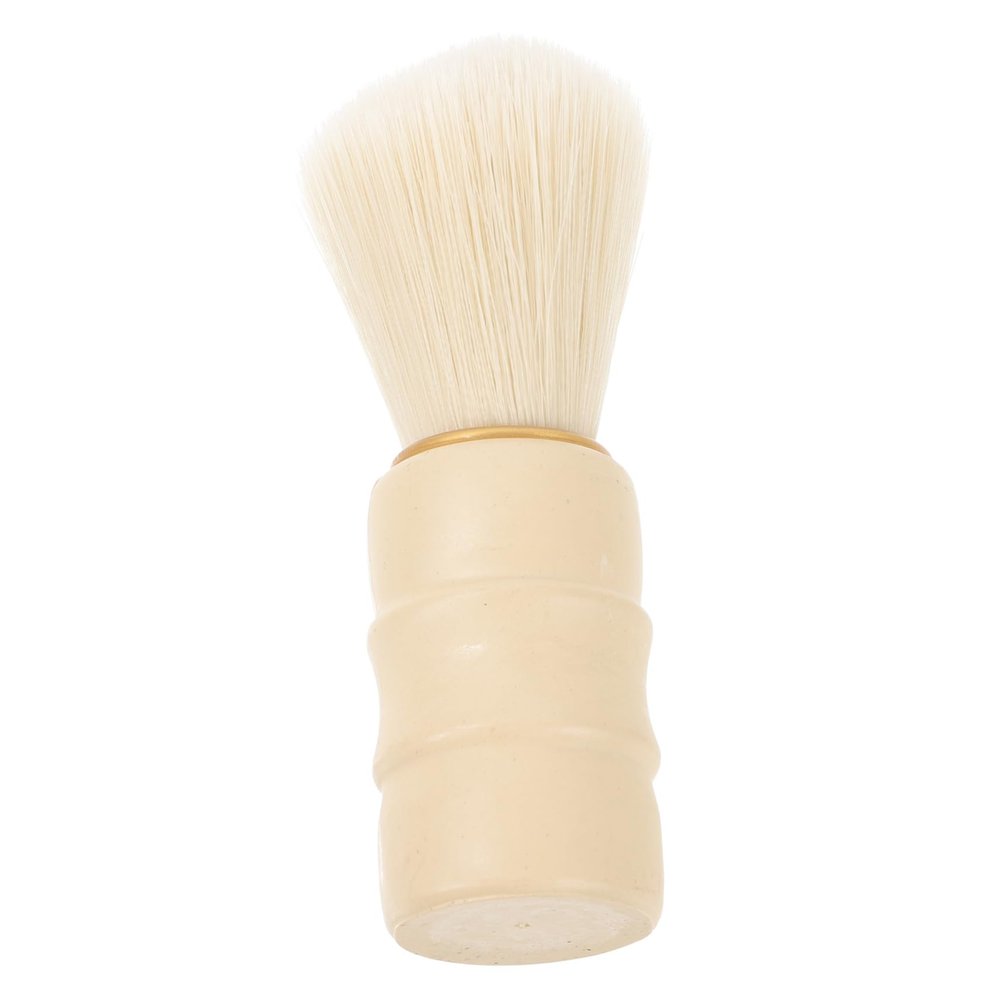 BATHVEVE Professional Shaving Brush for Men Soft Bristle Beard and Facial Cleansing Brush with Ergonomic Handle Easy to Use and Store for Barbershops and Home Grooming