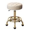 Adjustable Rotating Stool Chair with Rolling Wheels, Ergonomic PU Leather, for Salon, Spa, Tattoo, Beauty Studio view 1