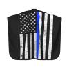 Back The Blue Thin Blue Line Flag American Police Support Barber Cape with Adjustable Buckle Hair Cutting Salon Cape for Unisex, Perfect for Hairstylists view 2