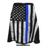 Back The Blue Thin Blue Line Flag American Police Support Barber Cape with Adjustable Buckle Hair Cutting Salon Cape for Unisex, Perfect for Hairstylists view 4