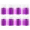 50 Pieces Micros Eyebrow Spoolie Brush with Caps Brow Lamination Tool Eyelash Brush Multifunctional Micros Lash Comb view 1