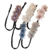 5Pcs Hair Bun Maker Elegant Styling Sweet 3 Flower Lazy Hair Curler Comfortable Non-fall 5 Colors Bun Clip for Women & Girls view 3