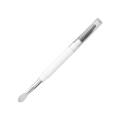 Double Head Makeup Brushes Silicone Lip Brush Eyebrow Brush Eyelash Mascara Brushes Lip Applicators for Home Travel