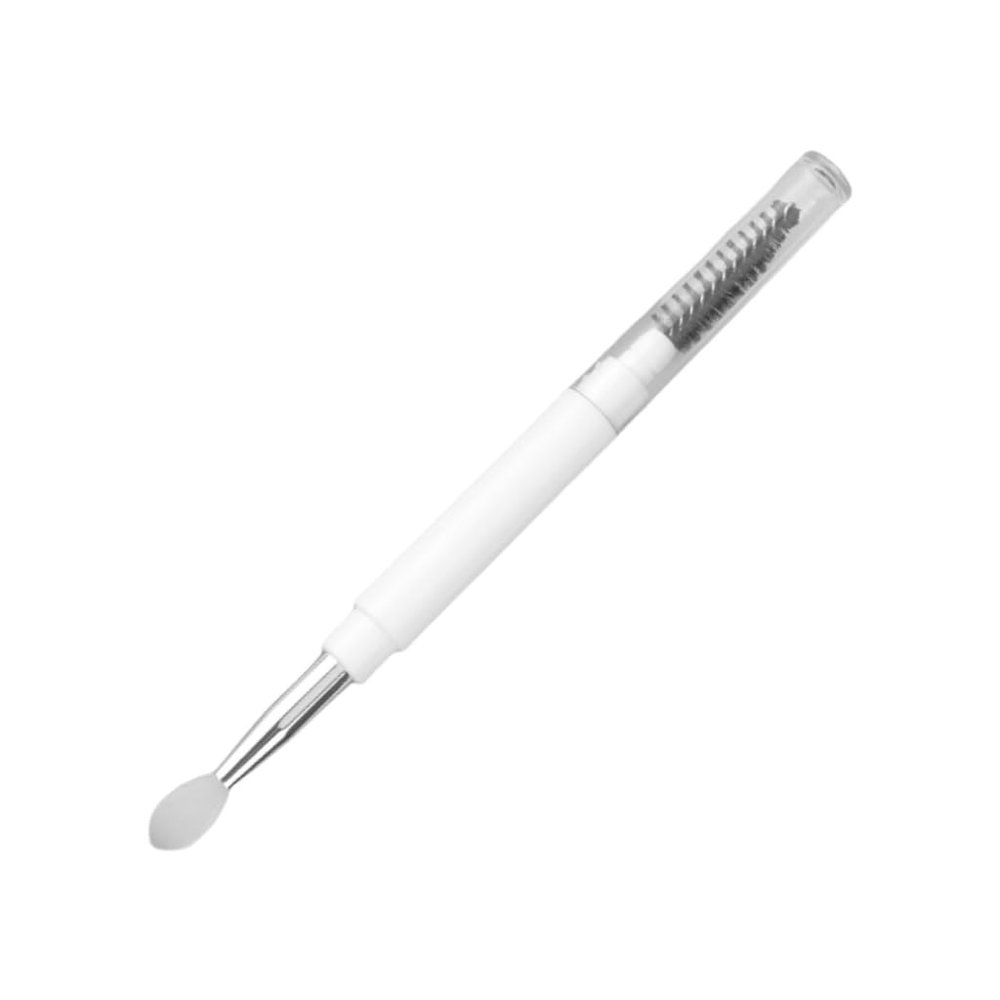 Double Head Makeup Brushes Silicone Lip Brush Eyebrow Brush Eyelash Mascara Brushes Lip Applicators for Home Travel