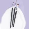 3pcs Precise Angled Eyeliners Brush Set For Stylish Eye Makeup Soft Synthetic Bristles For Beginners And Professional view 4