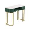 Lyzxuhlr Modern Nail Tech Table with Storage, Nail Beauty Spa Metal Bracket, Professional Manicure Station for Salon, Office(80x40x78cm) view 1