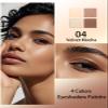 4 Colors Brown Eyeshadow Palette, Matte Shimmer Eye Shadow, Highly Pigmented Long Lasting Waterproof Eye Shadow Palette Makeup, Sombras Para Ojos, Facial Beauty Eyeshadow Makeup Gift for Woman 04 view 2