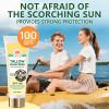 Beef Tallow Sunscreen, Sunscreen for Face, Natural Reef Safe Body Beef Tallow Sunblock, Non Greasy Clean Travel Sun Screen Sunblock, 100ML view 2