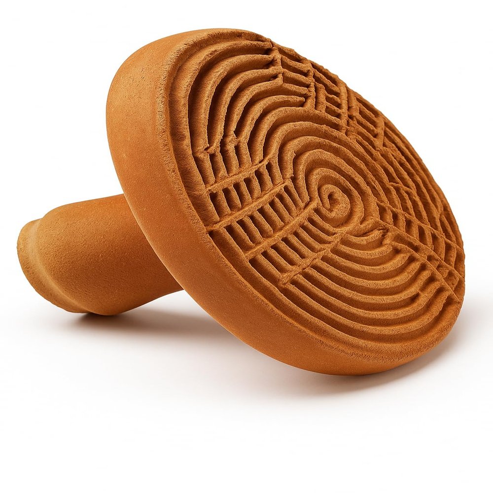 Feriha Natural Moroccan Pumice Stone  Handcrafted Terracotta Foot Scrubber for Exfoliation