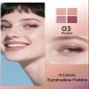 4 Colors Eyeshadow Palette, Matte Shimmer Eye Shadow, Highly Pigmented Long Lasting Waterproof Eye Shadow Palette Makeup, Sombras Para Ojos, Facial Beauty Plum Mauve Eyeshadow Makeup Gift for Woman 03 view 2