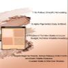 4 Colors Neutral Eyeshadow Palette, Matte Shimmer Eye Shadow, Highly Pigmented Long Lasting Waterproof Eye Shadow Palette Makeup, Sombras Para Ojos, Champagne Eyeshadow Makeup Beauty Gift for Woman 06 view 4