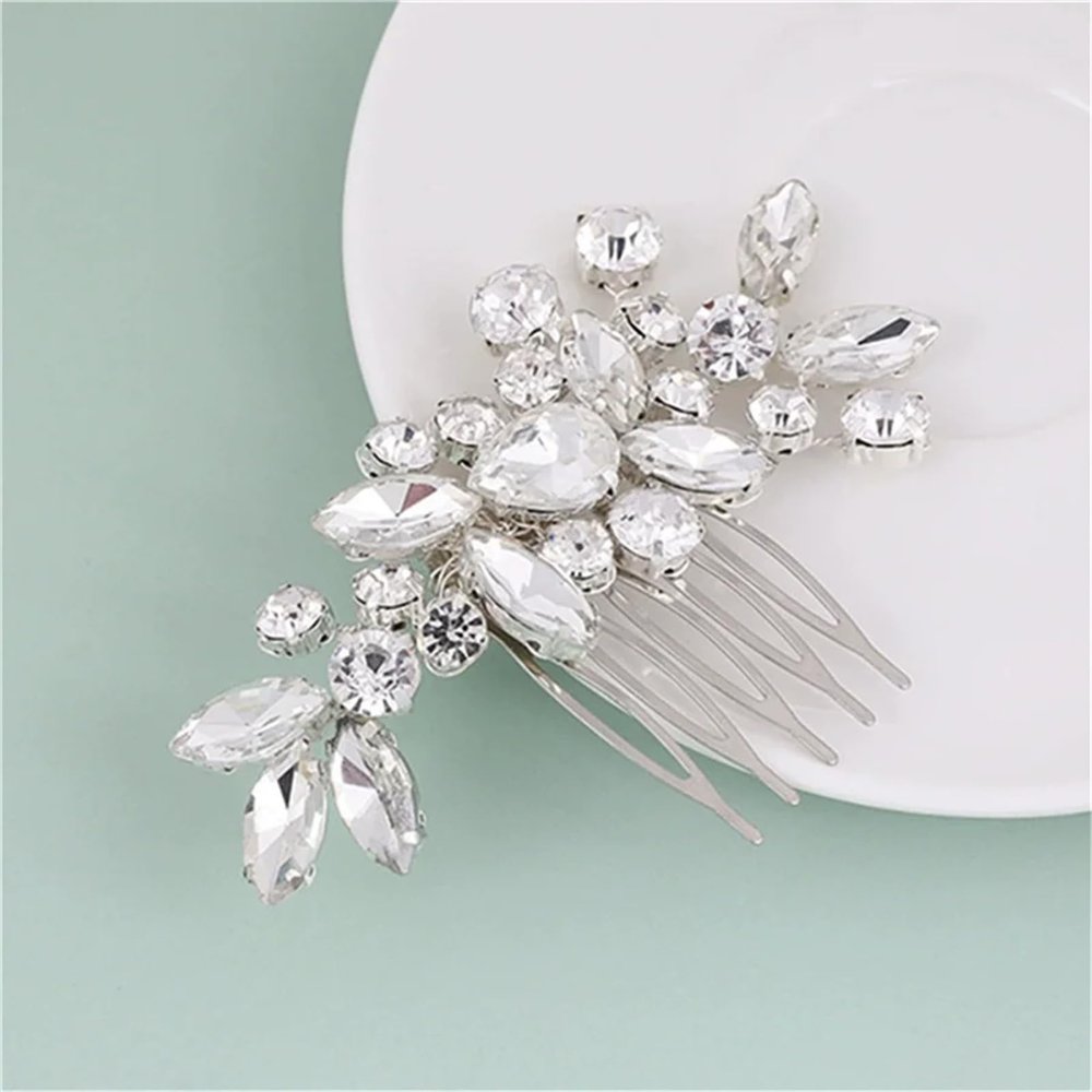 1Pc Bridal Hair Comb Hair Rhinestone Bridal Headpiece Wedding Accessories Fashionable
