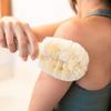Bath & Shower Dry Skin and Body Brush, Naturals Fibers to Exfoliate Skin, and Reduce Cellulite 2 Pcs view 2