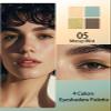 4 Colors Eyeshadow Palette, Matte Shimmer Eye Shadow, Highly Pigmented Long Lasting Waterproof Eye Shadow Palette Makeup, Sombras Para Ojos, Gold Green Blue Eyeshadow Makeup Beauty Gift for Woman 05 view 2