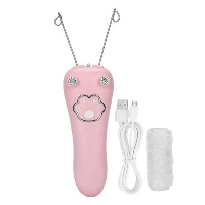 Facial Threading Hair Remover Electric Body Cotton Thread Epilator Leg Shaver Rosy