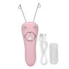 Facial Threading Hair Remover Electric Body Cotton Thread Epilator Leg Shaver Rosy view 1