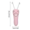 Facial Threading Hair Remover Electric Body Cotton Thread Epilator Leg Shaver Rosy view 4