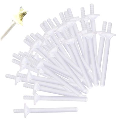60Pcs Nose Wax Sticks Safe PP Plastic Effective Nose Hair Wax Kit for Women Men Nostril Cleaning..