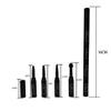 1PC 4 In 1 Premium Detachable Brush Multi-Sections Cosmetic Makeup Brush Lip Eyeshadow Eyebrow Portable Travel Makeup Kit(Black) view 3