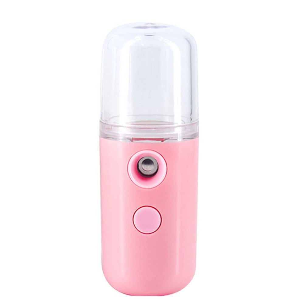 Facial Mister Portable Mini Face Sprayer USB Rechargeable Facial steamers for Hydratin rosy