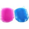2Pcs Silicone Body Scrubber, Non-Slip PVC Massage Gloves with Hanging Hole Practical Double Sided Brush for Showering Massage.. view 2