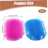 2Pcs Silicone Body Scrubber, Non-Slip PVC Massage Gloves with Hanging Hole Practical Double Sided Brush for Showering Massage.. view 3