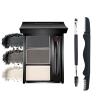 Eyebrow Powder Makeup Kit, 3 in 1 Eyebrow Kit, Brow Powder Palette Waterproof Long-Lasting, Black Brown White Brow Filler, Fill & Sculpt Full Eyebrow Kit for Women, With Mirror,Brush & Razor Set 01 view 1