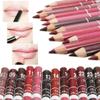Eioflia 12PCS Professional Lipliner Waterproof Lip Liner Pencil Set Long Lasting Lip Makeup Cosmetic Gift Set For Women Girls view 3