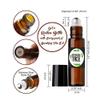 10ml Premium Empty Refillable Reusable Roll on Glass Bottles for Essential oils, DIY Perfumes, Cosmetics, Blends, Pack of 1, Multicolour view 3