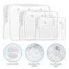 Upgrade Clear Beach Tote Bag with 2 Pack Insert Hooks Accessories for B o g g Bags Travel Makeup Clean Toiletry Brush Organizer Cosmetic Divider Storage Inner Pouch (white, 3-pack) view 4