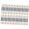 PACKOVE 40Pcs Double Sided Eyeshadow Applicators Kit Disposable Makeup Brushes for Easy Application for Travel Parties Festivals and Daily Use view 1