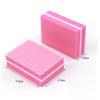 Beaupretty 50pcs Sponge Nail Files for Polishing and Shaping Mini Nail Buffer Blocks for Professional Pedicure and Manicure Pink view 2