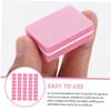 Beaupretty 50pcs Sponge Nail Files for Polishing and Shaping Mini Nail Buffer Blocks for Professional Pedicure and Manicure Pink view 4