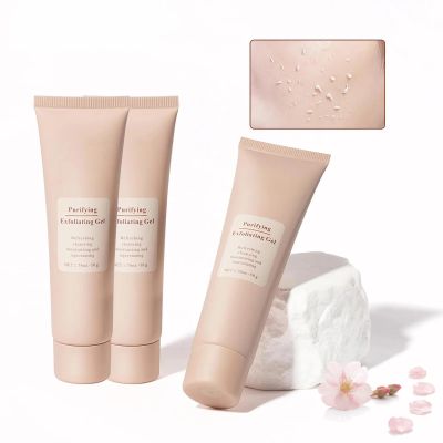 Purifying Exfoliating Gel,Face and Body Cleanser, Gentle Facial Scrub, Natural Exfoliant Cream for All Skin Types,Cleans Dirt & Oils (3PCS, 1)