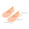 DEARMAMY 2pair Silicone Lined Moisturizing Socks for Women Breathable Invisible Ankle Socks Non-Slip Gel Discreet Skin Tone Gel Spa view 2