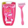 Max Lady 5 layer Floating Blades Soft Care Disposable Razors for Women, Perfect Razor for Sensitive Skin with Comfort Lubicating Strips, Pivoting Head for great directional Shaving.5 Pack. view 1