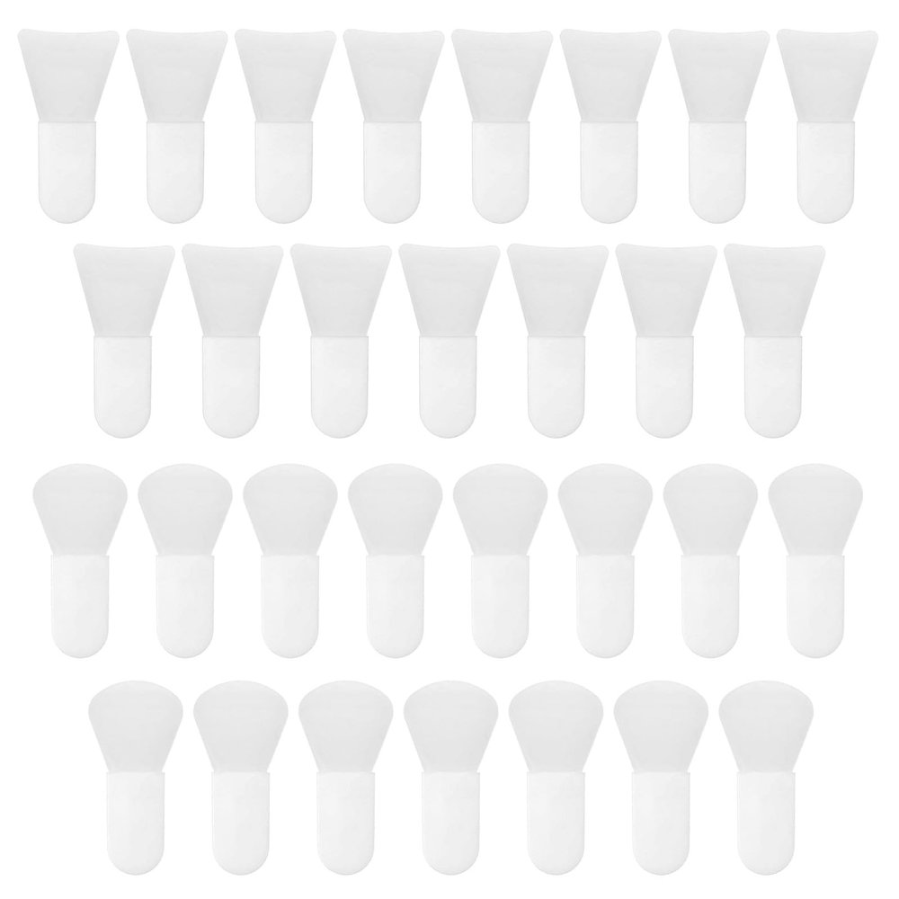 30pcs silicone facial mask brush, facial beauty application tool, facial cleaning spatula, for body lotion, essence, face cream, liquid foundation